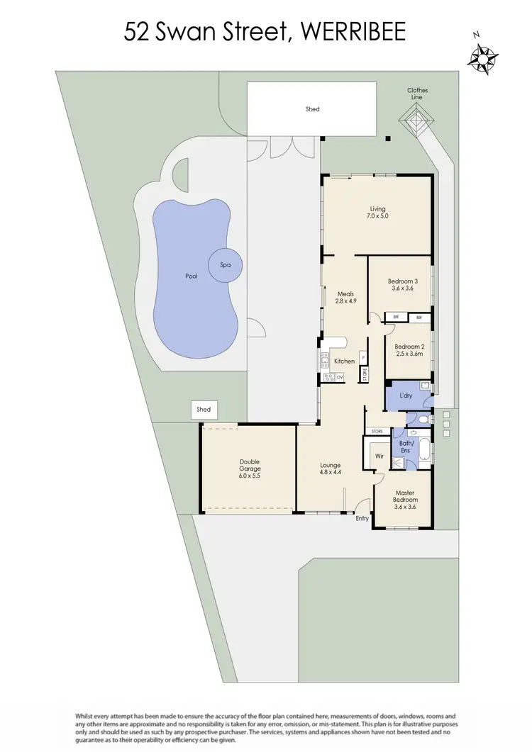 Floorplan of Homely house listing, 52 Swan Street, Werribee VIC 3030