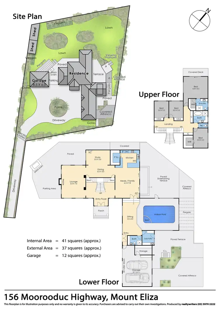Floorplan of Homely house listing, 156 Moorooduc Highway, Mount Eliza VIC 3930