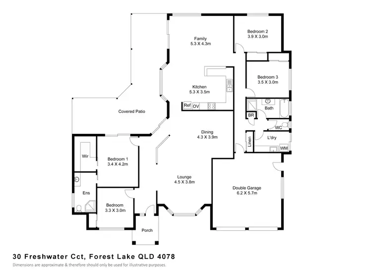 Floorplan of Homely house listing, 30 Freshwater Circuit, Forest Lake QLD 4078