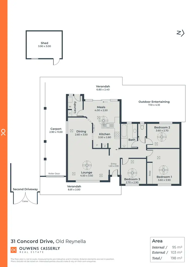 Floorplan of Homely house listing, 31 Concord Drive, Old Reynella SA 5161