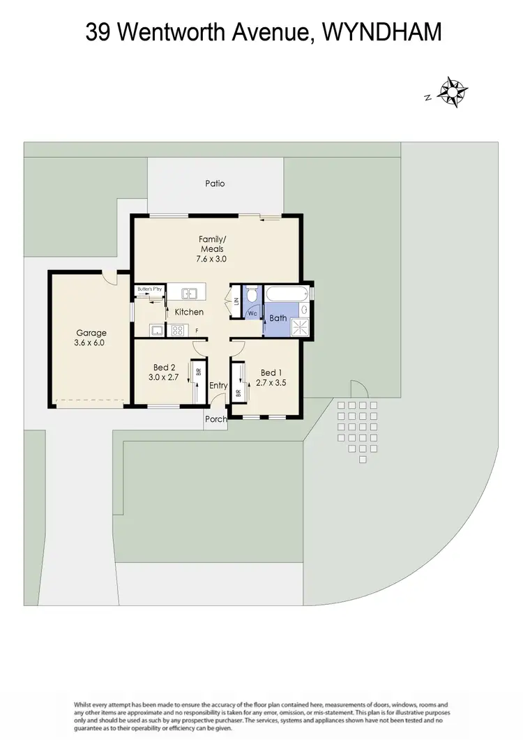 Floorplan of Homely house listing, 39 Wentworth Avenue, Wyndham Vale VIC 3024