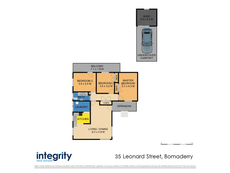 Floorplan of Homely house listing, 35 Leonard Street, Bomaderry NSW 2541