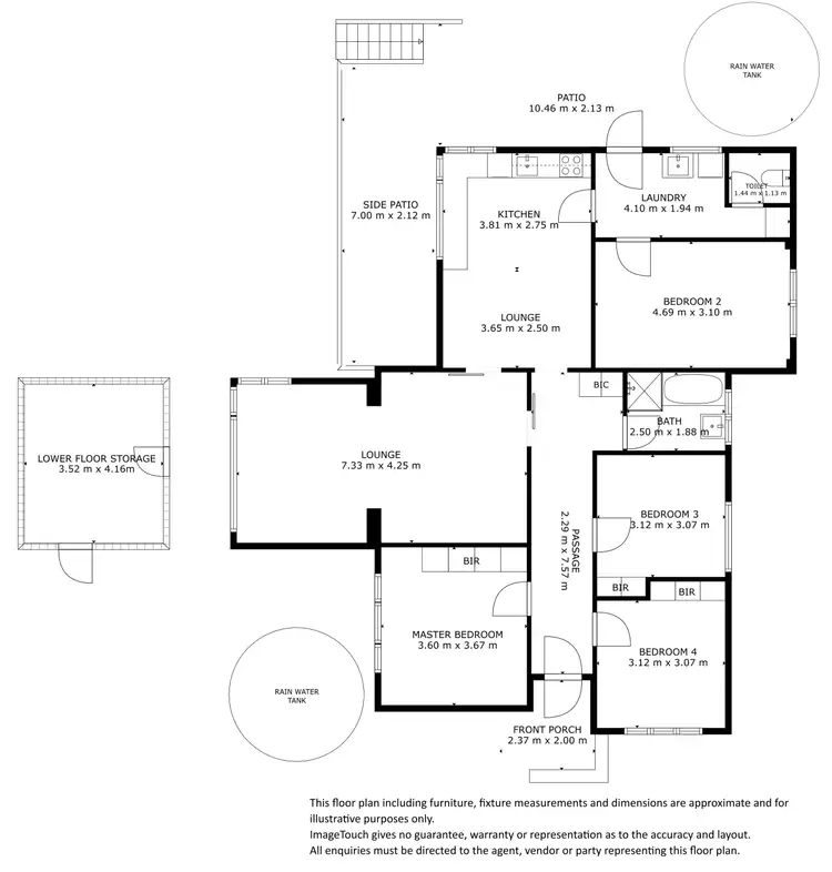 Floorplan of Homely house listing, 10 Picardy Place, Port Lincoln SA 5606