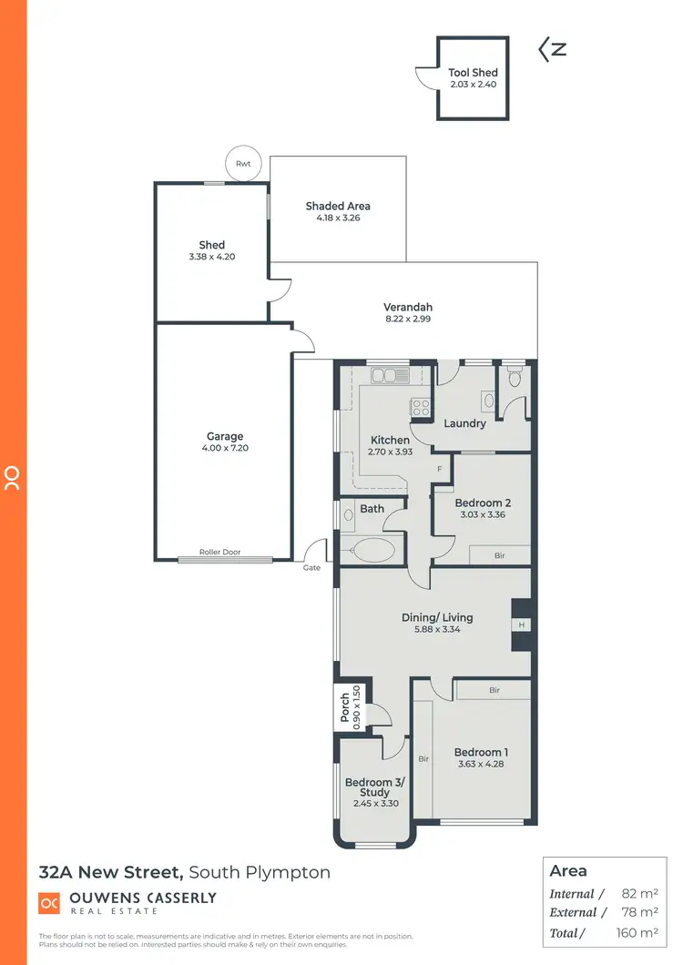 Floorplan of Homely house listing, 32A New Street, South Plympton SA 5038