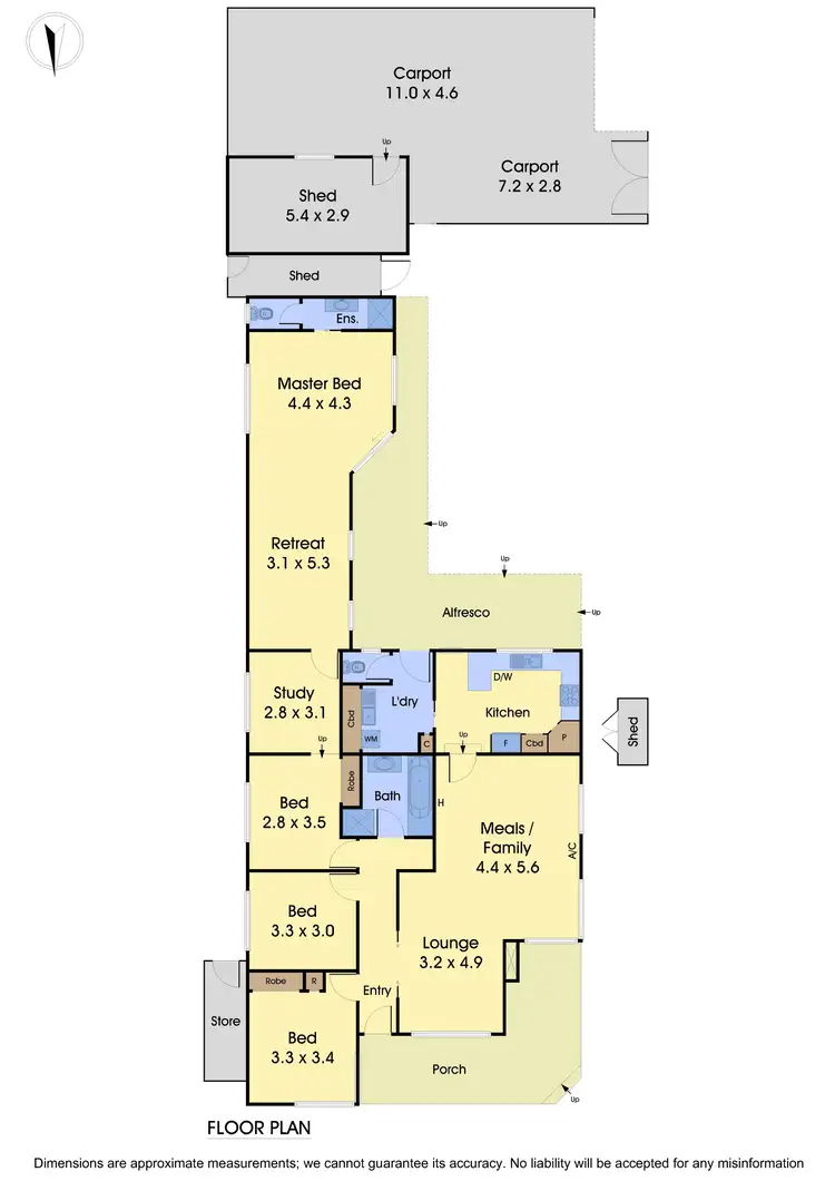 Floorplan of Homely house listing, 129 Railway Avenue, Laverton VIC 3028