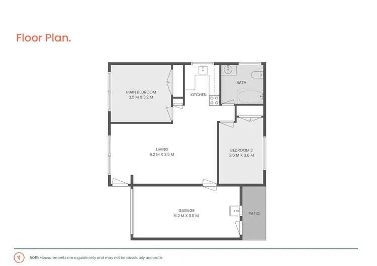 Floorplan of Homely unit listing, 3/5 Justine Parade, Rutherford NSW 2320