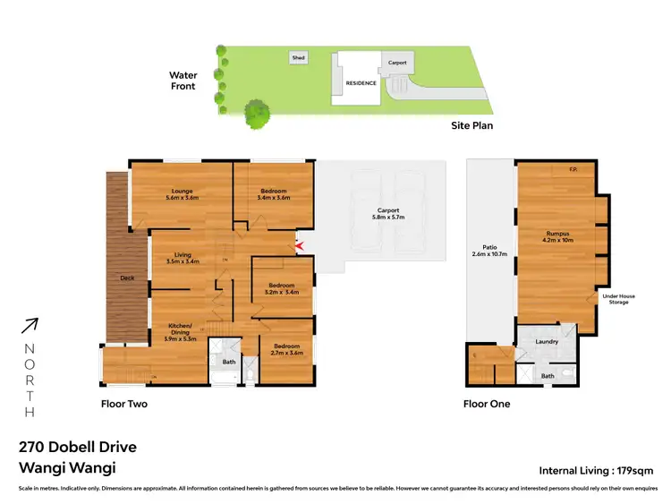 Floorplan of Homely house listing, 270 Dobell Drive, Wangi Wangi NSW 2267