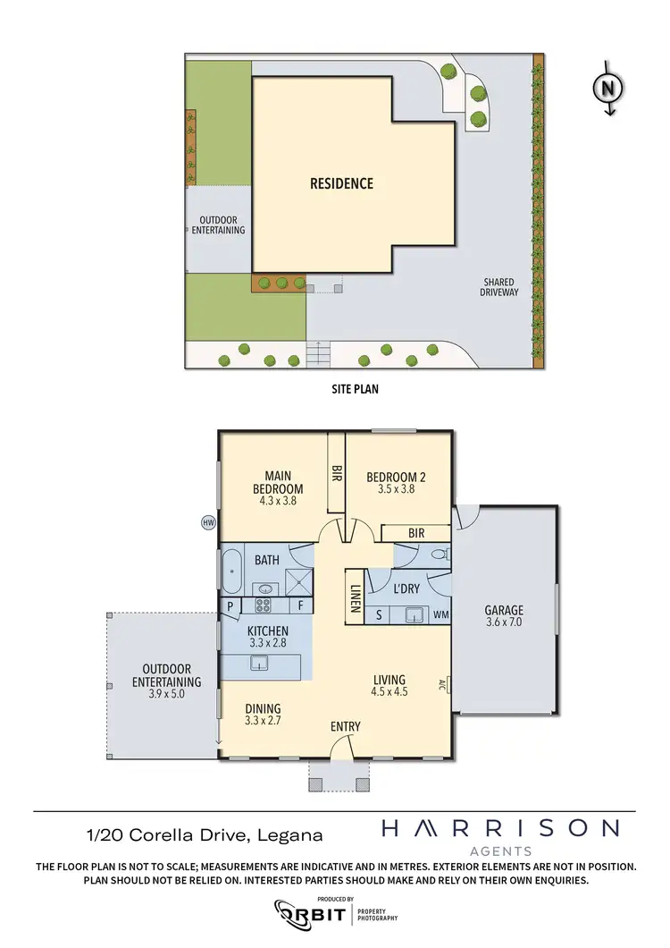 Floorplan of Homely unit listing, 1/20 Corella Drive, Legana TAS 7277