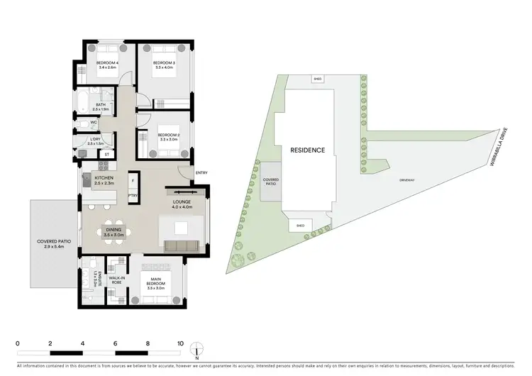 Floorplan of Homely villa listing, 2/9 Wirrabilla Drive, Toormina NSW 2452