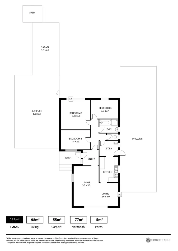 Floorplan of Homely house listing, 6 Bedchester Road, Elizabeth North SA 5113