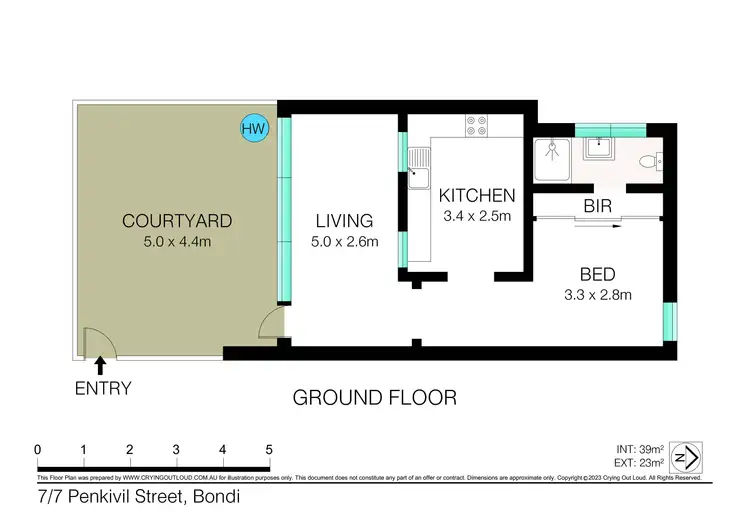 Floorplan of Homely apartment listing, 7/7 Penkivil Street, Bondi NSW 2026