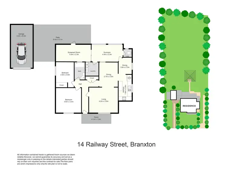 Floorplan of Homely house listing, 14 Railway Street, Branxton NSW 2335