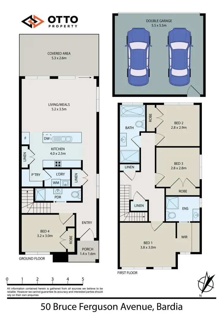 Floorplan of Homely house listing, 50 Bruce Ferguson Avenue, Bardia NSW 2565