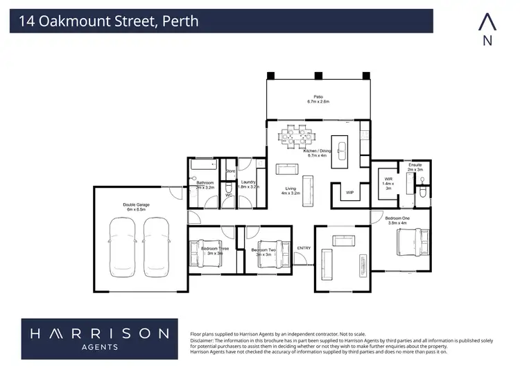 Floorplan of Homely house listing, 14 Oakmount Street, Perth TAS 7300