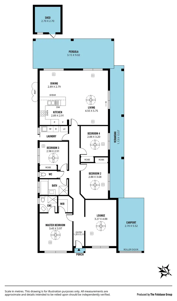 Floorplan of Homely house listing, 6 Thorpe Close, Noarlunga Downs SA 5168