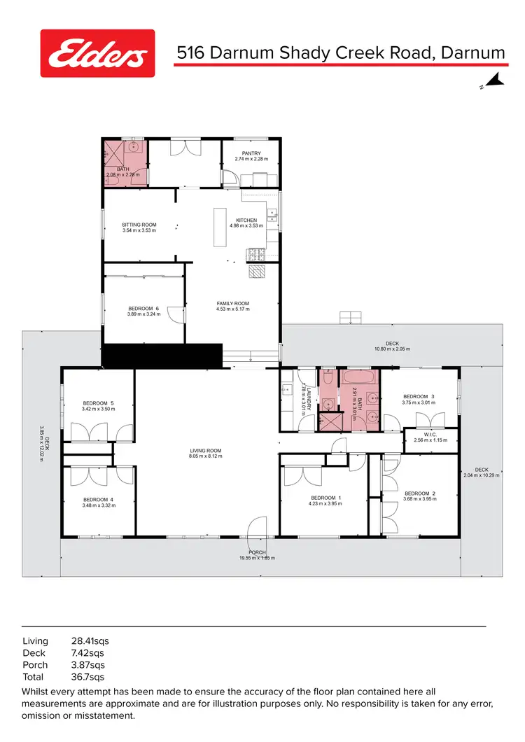 Floorplan of Homely rural property listing, 516 Darnum Shady Creek Road, Darnum VIC 3822