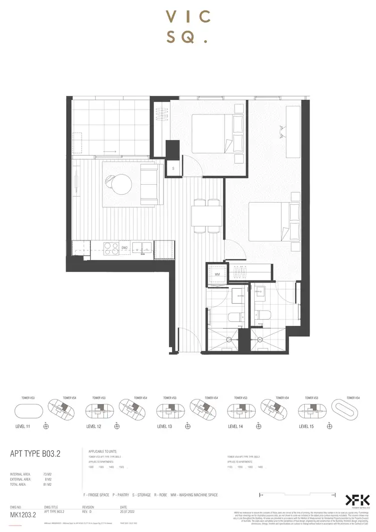 Floorplan of Homely apartment listing, 1 Joseph Road, Footscray VIC 3011