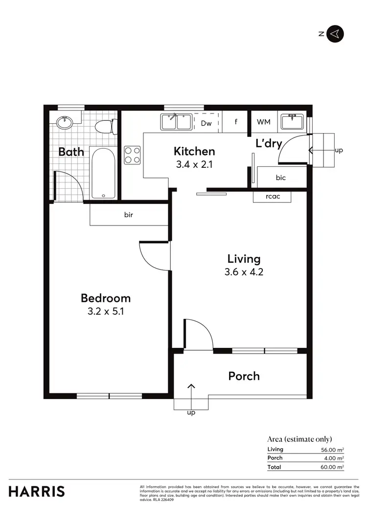Floorplan of Homely unit listing, 3/88 Hewitt Avenue, Toorak Gardens SA 5065