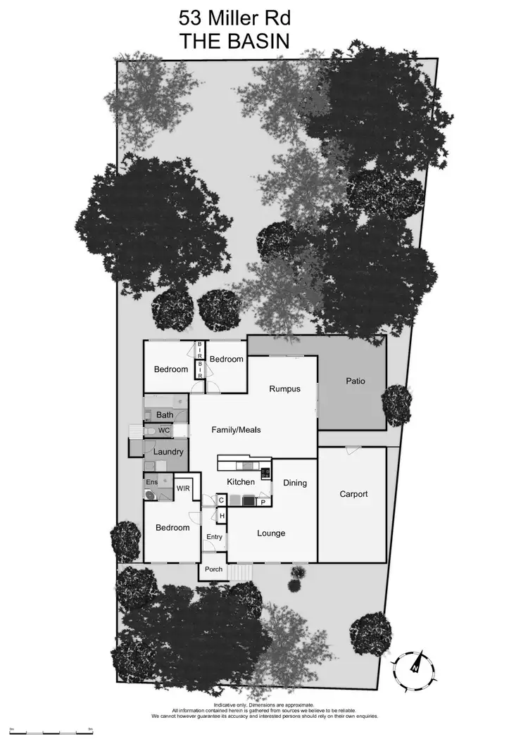 Floorplan of Homely house listing, 53 Miller Road, The Basin VIC 3154