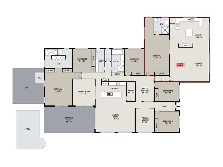 Floorplan of Homely house listing, 87-89 Gumview Crescent, Flagstone QLD 4280