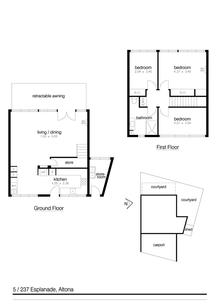 Floorplan of Homely unit listing, 5/237 Esplanade, Altona VIC 3018