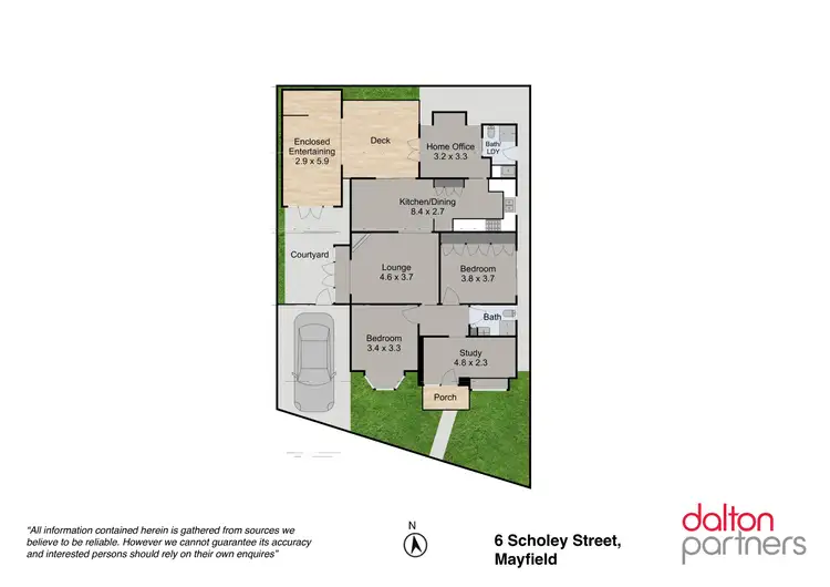 Floorplan of Homely house listing, 6 Scholey Street, Mayfield NSW 2304