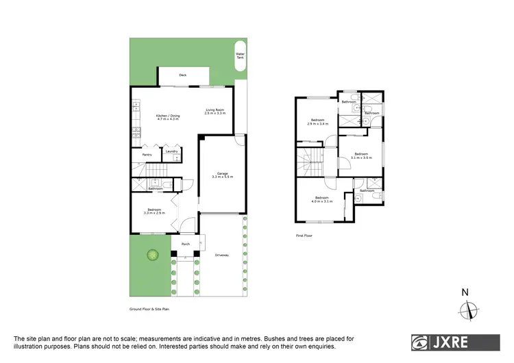 Floorplan of Homely townhouse listing, 1B/3 Cantala Street, Clayton VIC 3168
