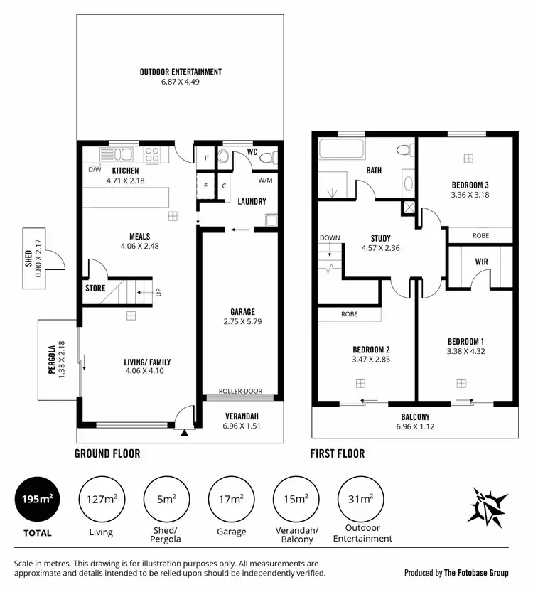 Floorplan of Homely townhouse listing, 11/271 Martins Road, Parafield Gardens SA 5107