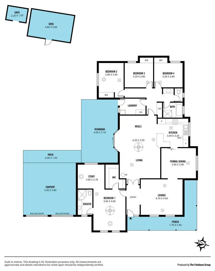 Floorplan of Homely house listing, 5 Brookside Walk, Aberfoyle Park SA 5159