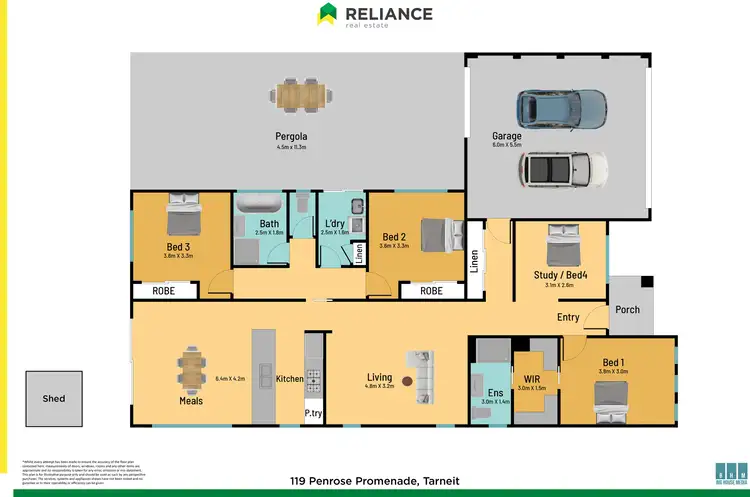 Floorplan of Homely house listing, 119 Penrose Promenade, Tarneit VIC 3029