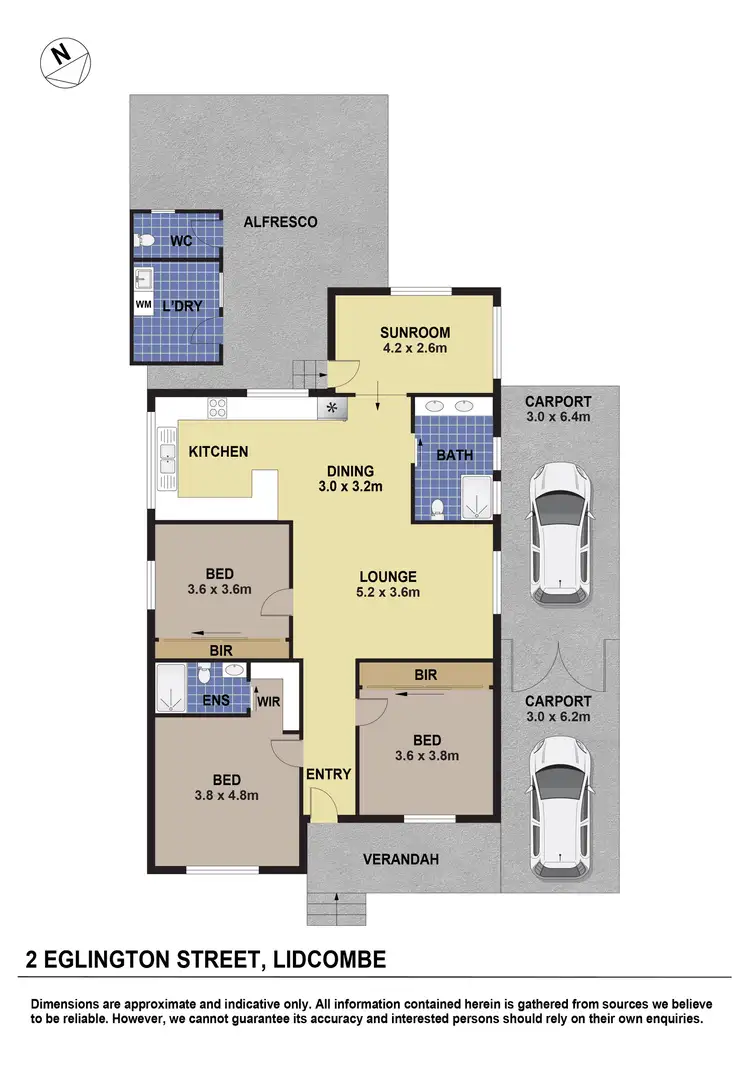 Floorplan of Homely house listing, 2 Eglington Street, Lidcombe NSW 2141