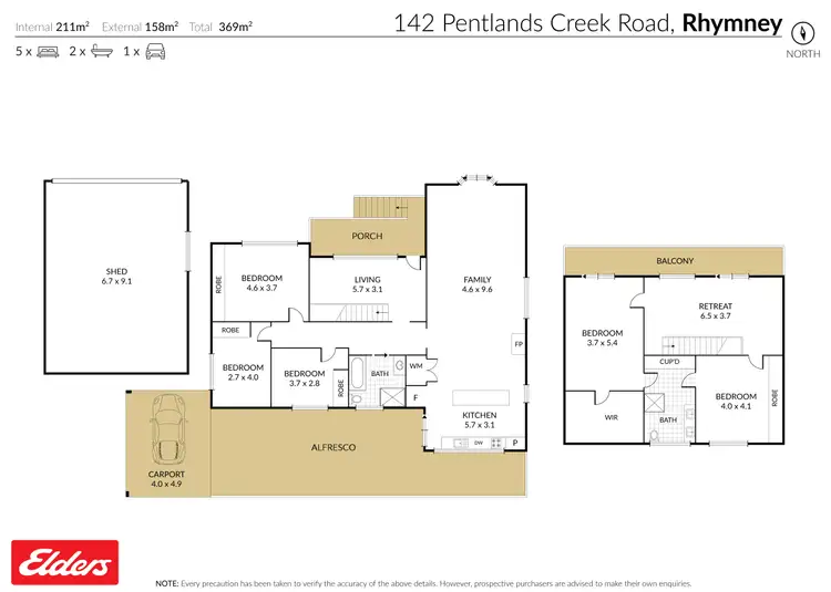 Floorplan of Homely house listing, 142 Pentlands Creek Road, Rhymney VIC 3377