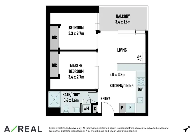 Floorplan of Homely apartment listing, 407/83 Flemington Road, North Melbourne VIC 3051