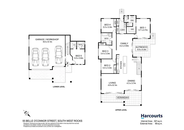 Floorplan of Homely house listing, 55 Belle O'connor Street, South West Rocks NSW 2431