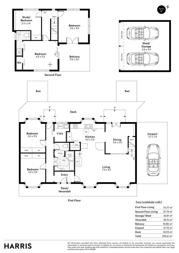 Floorplan of Homely house listing, 12 Clems Lane, Littlehampton SA 5250