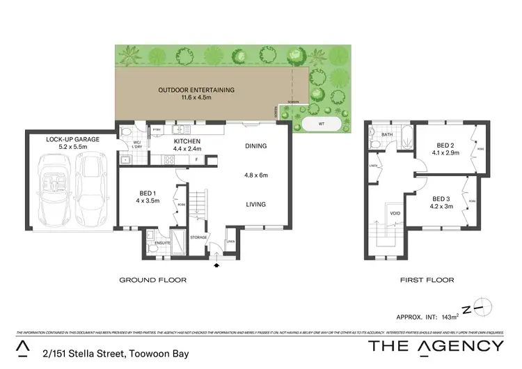 Floorplan of Homely townhouse listing, 2/151 Stella Street, Toowoon Bay NSW 2261