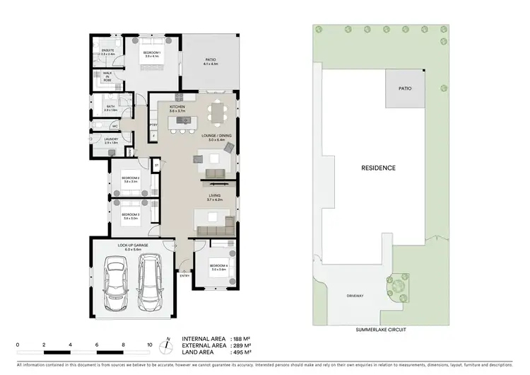 Floorplan of Homely house listing, 6 Summerlake Circuit, Idalia QLD 4811