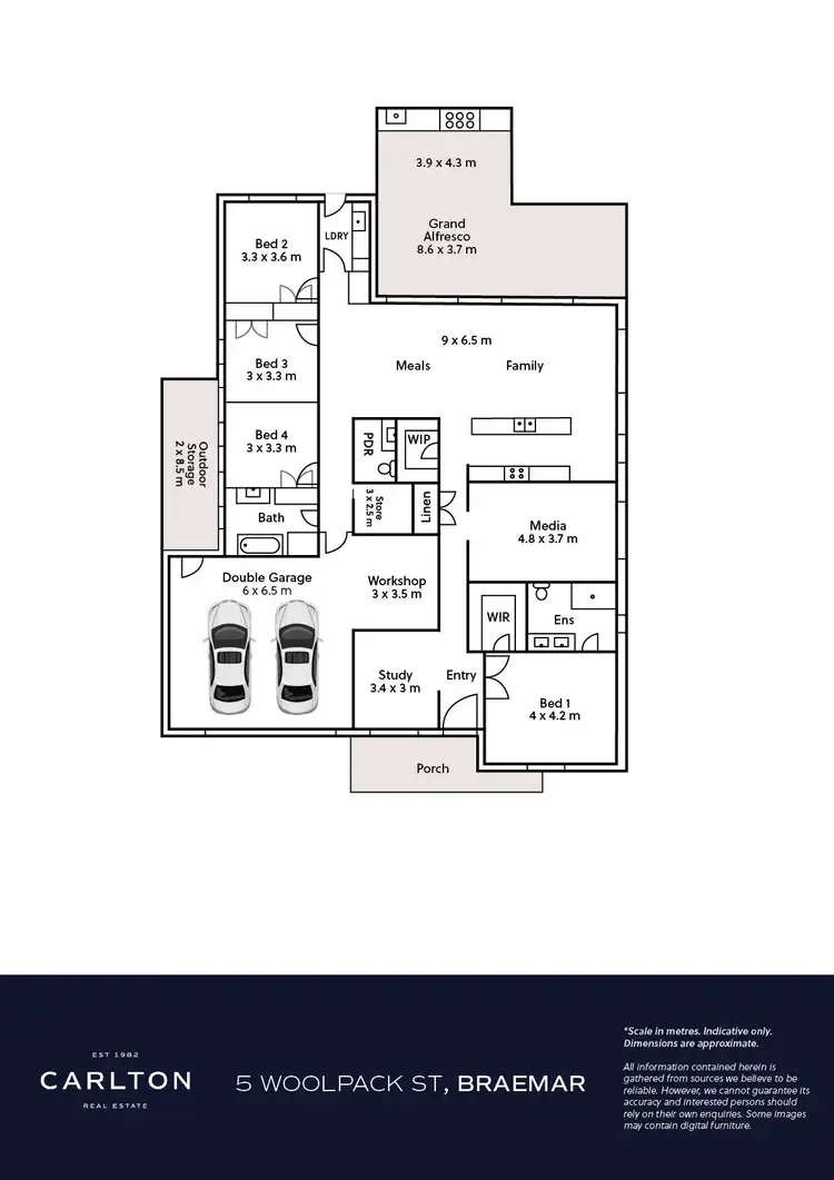 Floorplan of Homely house listing, 5 Woolpack Street, Braemar NSW 2575