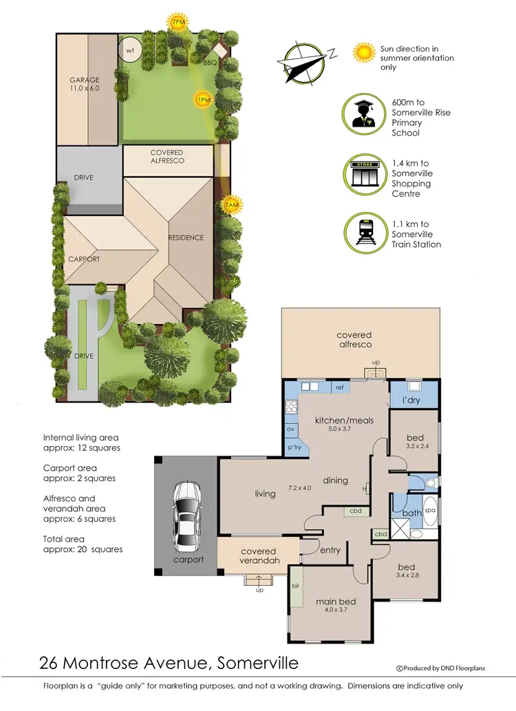 Floorplan of Homely house listing, 26 Montrose Avenue, Somerville VIC 3912
