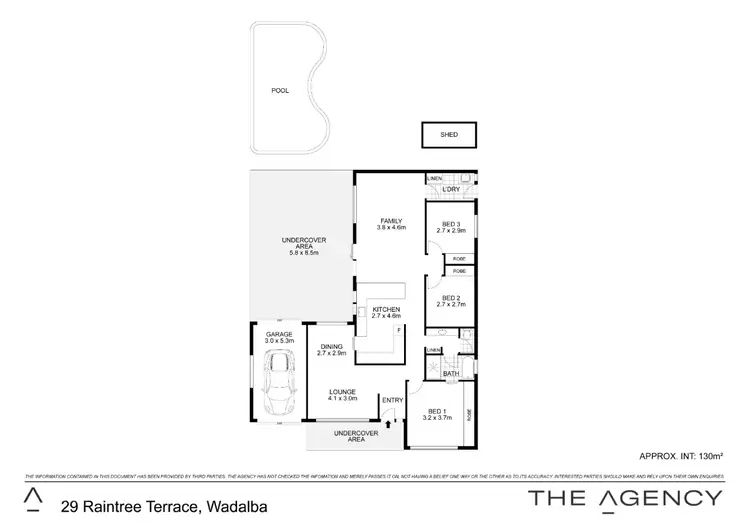 Floorplan of Homely house listing, 29 Raintree Terrace, Wadalba NSW 2259