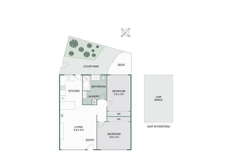 Floorplan of Homely unit listing, 1/50-51 Nepean Highway, Aspendale VIC 3195