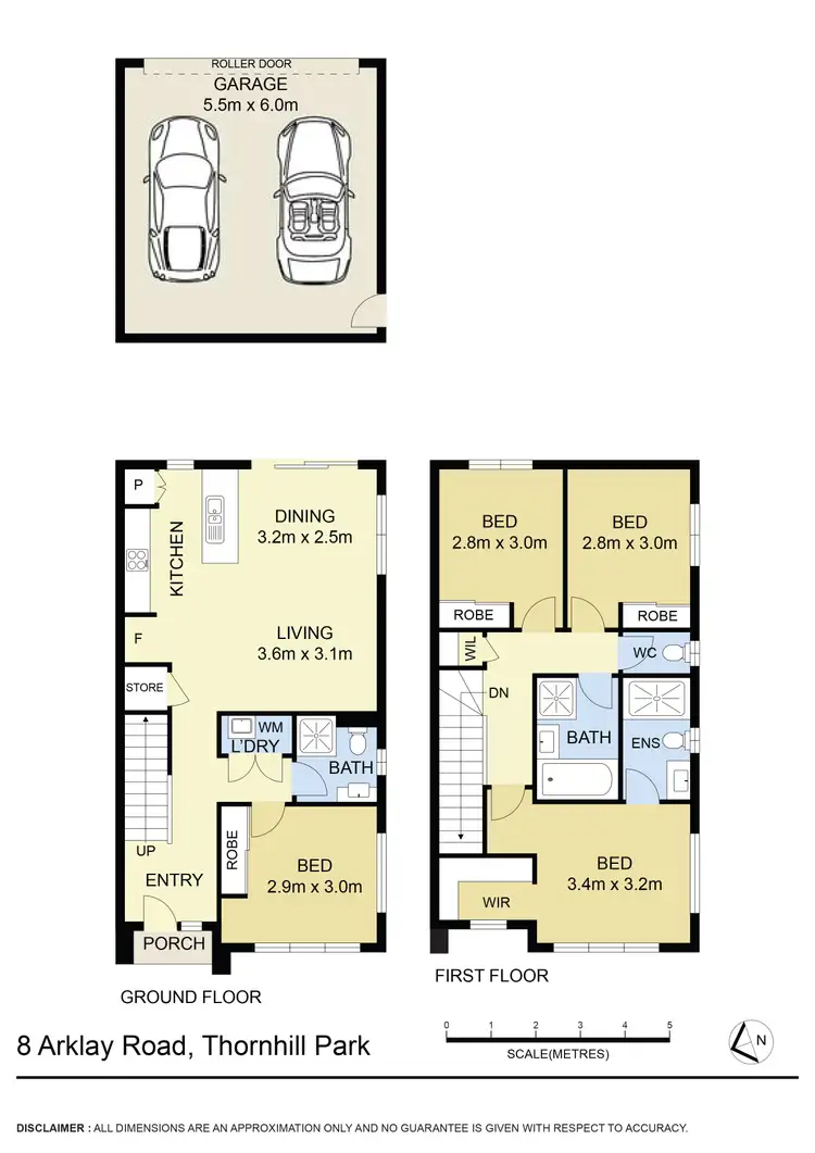 Floorplan of Homely townhouse listing, 8 Arklay Road, Thornhill Park VIC 3335