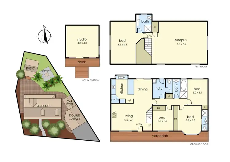 Floorplan of Homely house listing, 7 Robert Street, Somerville VIC 3912