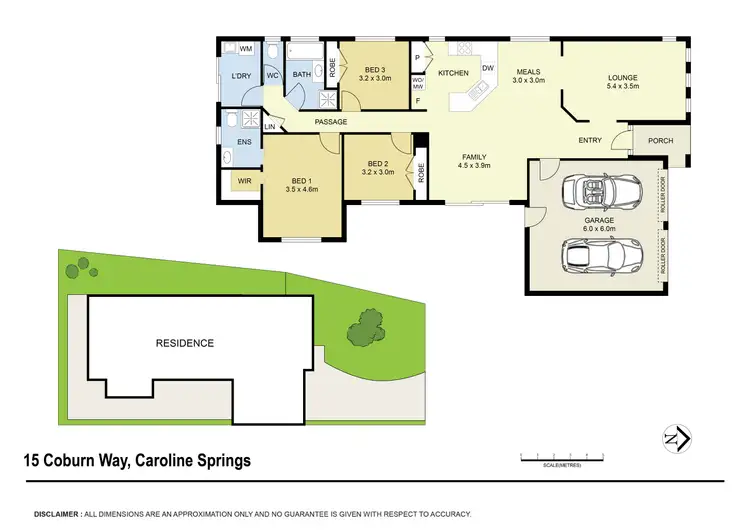 Floorplan of Homely house listing, 15 Coburn Way, Caroline Springs VIC 3023