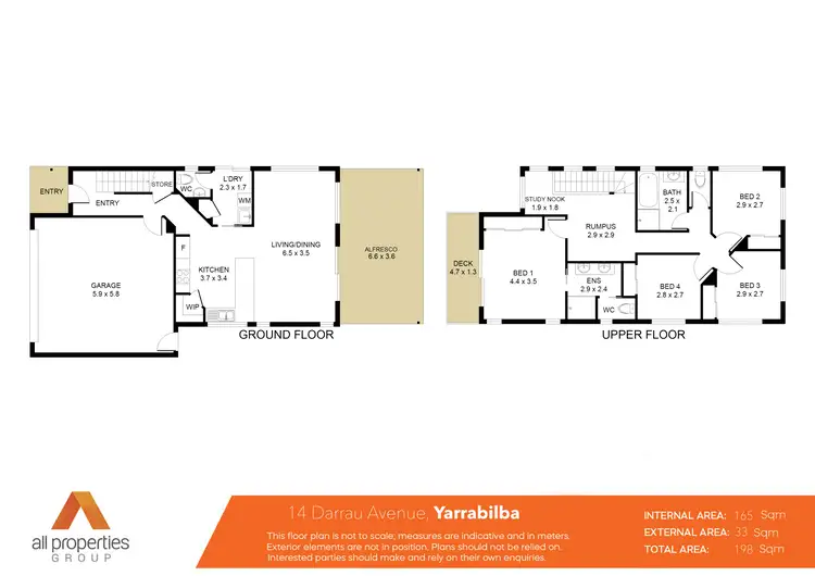 Floorplan of Homely house listing, 14 Darrau Avenue, Yarrabilba QLD 4207