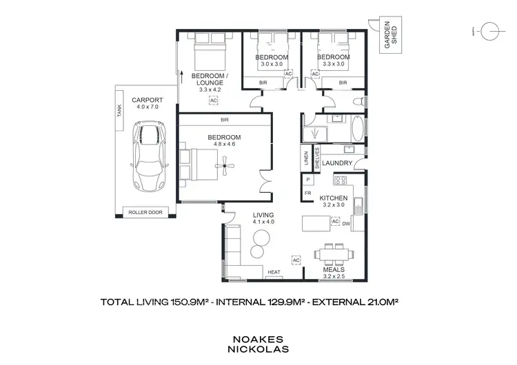 Floorplan of Homely house listing, 21 Pape Avenue, Seaton SA 5023