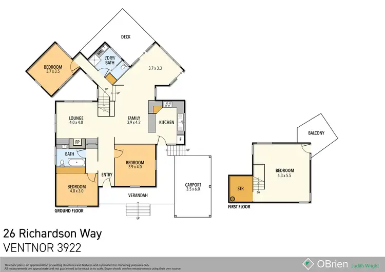 Floorplan of Homely house listing, 26 Richardson Way, Ventnor VIC 3922