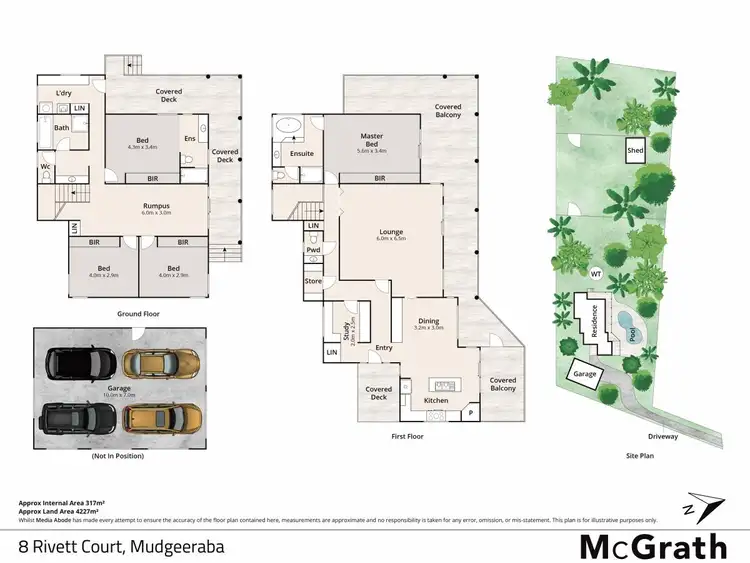 Floorplan of Homely house listing, 8 Rivett Court, Mudgeeraba QLD 4213