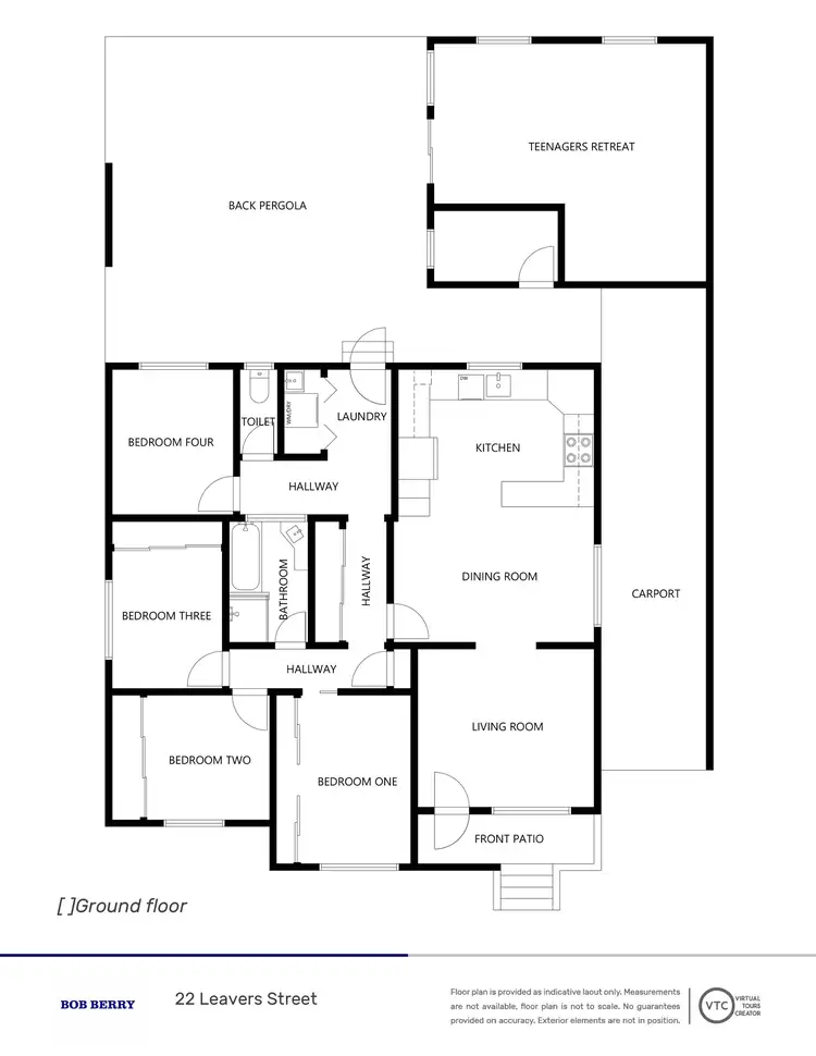 Floorplan of Homely house listing, 22 Leavers Street, Dubbo NSW 2830