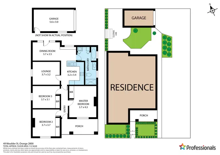 Floorplan of Homely house listing, 49 Moulder Street, Orange NSW 2800
